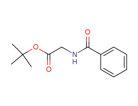 Molecular Structure of 19811-56-4 (Glycine, N-benzoyl-, 1,1-dimethylethyl ester)