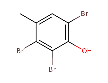 Molecular Structure of 36776-51-9 (2,3,6-Tribromo-4-methylphenol)