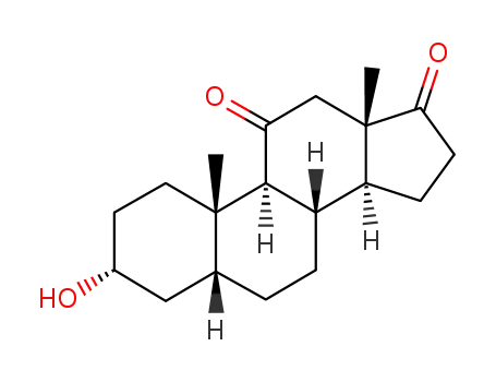 Androstane-11,17-dione,3-hydroxy-, (3a,5b)-