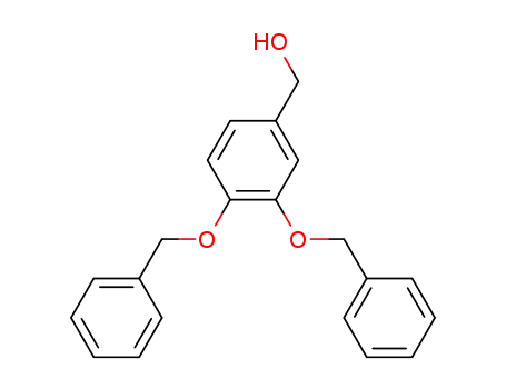 Molecular Structure of 1699-58-7 (3,4-bis(benzyloxy)benzyl alcohol)