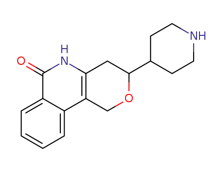 3-(piperidin-4-yl)-3,4-dihydro-1H-pyrano[4,3-c]isoquinolin-6(5H)-one
