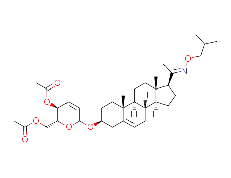 ((2R,3S)-3-acetoxy-6-((3S,10R,13S,17S)-17-((E)-1-(isobutoxyimino)ethyl)-10,13-dimethyl-2,3,4,7,8,9,10,11,12,13,14,15,16,17-tetradecahydro-1H-cyclopenta[a]phenanthren-3-yloxy)-3,6-dihydro-2H-pyran-2-yl)methyl acetate