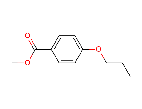 Molecular Structure of 115478-59-6 (METHYL 4-N-PROPYLOXYBENZOATE)