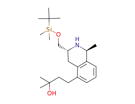 4-[(1S,3R)-3-[[tert-butyl(dimethyl)silyl]oxymethyl]-1-methyl-1,2,3,4-tetrahydroisoquinolin-5-yl]-2-methyl-butan-2-ol