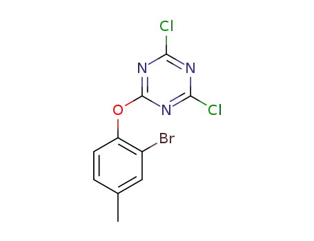 2-(2-bromo-4-methylphenoxy)-4,6-dichloro-1,3,5-triazine