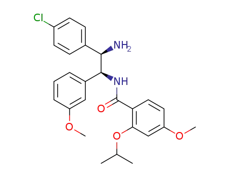 N-((1S,2R)-2-amino-2-(4-chlorophenyl)-1-(3-methoxyphenyl)ethyl)-2-isopropoxy-4-methoxybenzamide
