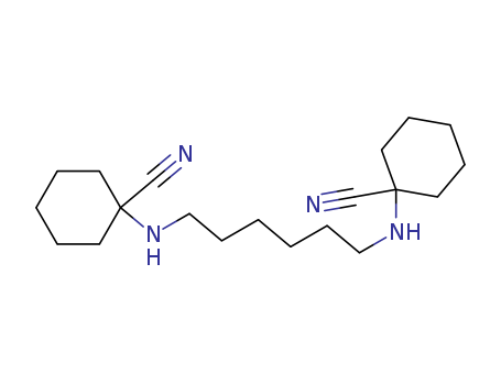 Cyclohexanecarbonitrile,1,1'-(1,6-hexanediyldiimino)bis- (9CI)