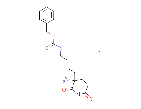 benzyl (4-(3-amino-2,6-dioxopiperidin-3-yl)butyl)carbamate hydrochloride