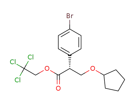 2,2,2-trichloroethyl (R)-2-(4-bromophenyl)-3-(cyclopentyloxy)propanoate