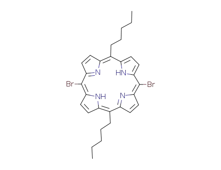 5,15-dibromo-10,20-dipentylporphyrin