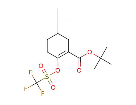 tert-butyl 5-tert-butyl-2-(trifluoromethylsulfonyloxy)cyclohex-1-enecarboxylate