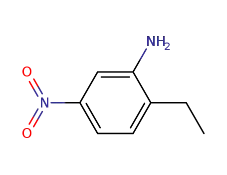 Molecular Structure of 20191-74-6 (2-Ethyl-5-nitrobenzenamine ,98%)