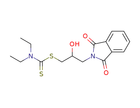 3-(1,3-dioxoisoindolin-2-yl)-2-hydroxypropyl diethylcarbamodithioate