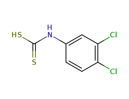 Molecular Structure of 21878-59-1 (Carbamodithioic acid, (3,4-dichlorophenyl)-)