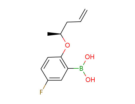 (S)-(5-fluoro-2-(pent-4-en-2-yloxy)phenyl)boronic acid