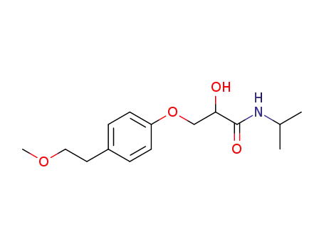 2-hydroxy-3-[4-(2-methoxyethyl)phenoxy]-N-(propan-2-yl)propanamide