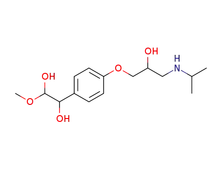 1-{4-[2-hydroxy-3-(propan-2-ylamino)propoxy]phenyl}-2-methoxyethane-1,2-diol