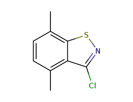 3-chloro-4,7-dimethyl-1,2-benzoisothiazole