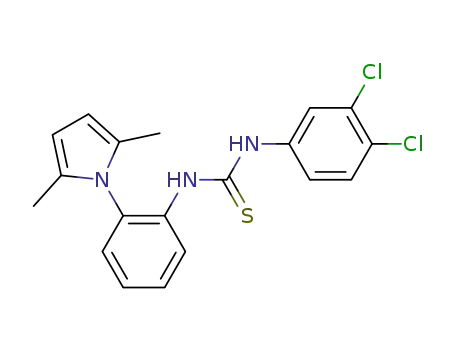 1-(2-(2,5-dimethyl-1H-pyrrol-1-yl)phenyl)-3-(3,4-dichlorophenyl)thiourea