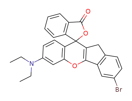 7-(diethylamino)-2-bromo-3'H,11H-spiro[indeno[1,2-b]chromene-10,1'-isobenzofuran]-3'-one
