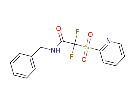 N-benzyl-2,2-difluoro-2-(pyridin-2-ylsulfonyl)acetamide