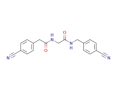 N-(4-cyanobenzyl)-2-(2-(4-cyanophenyl)acetamido)acetamide