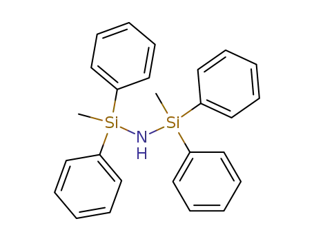Molecular Structure of 7453-26-1 (1,3-DIMETHYL-1,1,3,3-TETRAPHENYLDISILAZANE)
