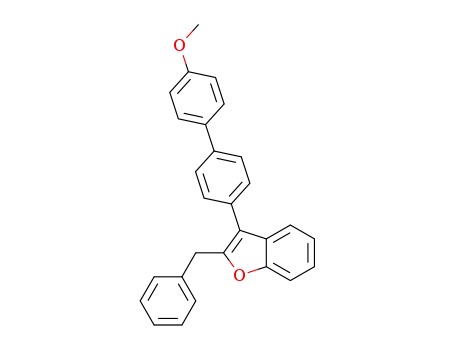 2-benzyl-3-(4’-methoxy-1,1’-biphenyl-4-yl)benzofuran