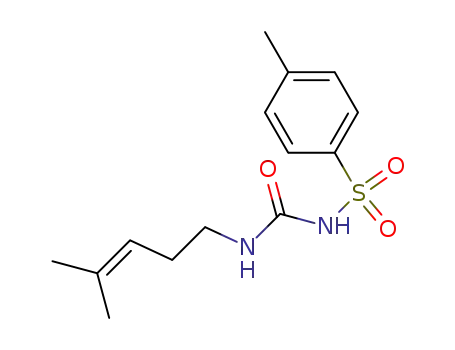 Molecular Structure of 28490-23-5 (4-methyl-N-[(4-methylpent-3-en-1-yl)carbamoyl]benzenesulfonamide)