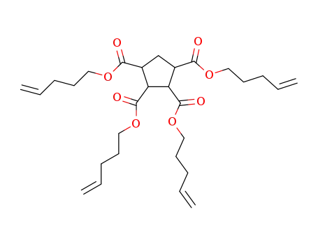 tetra(4-pentenyl)-1,2,3,4-cyclopentanetetracarboxylic acid ester