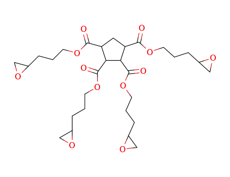 tetra(4,5-epoxypentyl)-1,2,3,4-cyclopentanetetracarboxylic acid ester