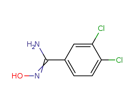 Molecular Structure of 22276-16-0 (Benzenecarboximidamide, 3,4-dichloro-N-hydroxy-)