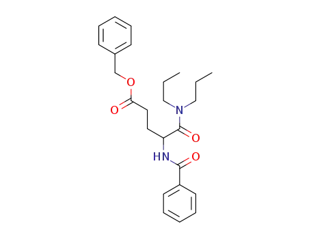 benzyl 4-benzamido-5-(dipropylamino)-5-oxopentanoate