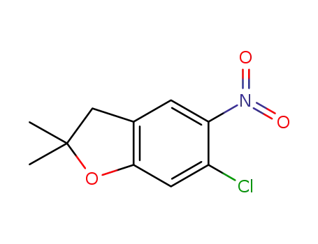 6-chloro-2,2-dimethyl-5-nitro-3H-benzofuran