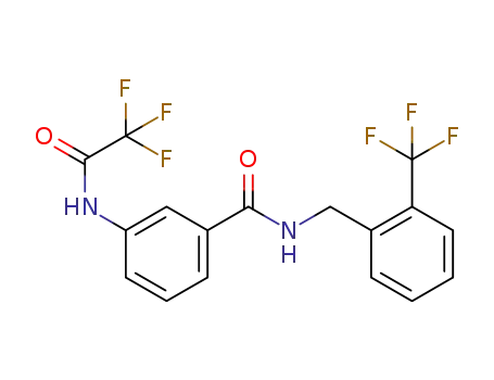 3-(2,2,2-trifluoroacetamido)-N-(2-(trifluoromethyl)benzyl)benzamide