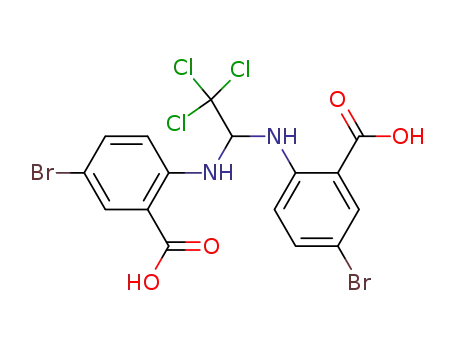 5,5'-dibromo-2,2'-(2,2,2-trichloro-ethylidenediamino)-di-benzoic acid