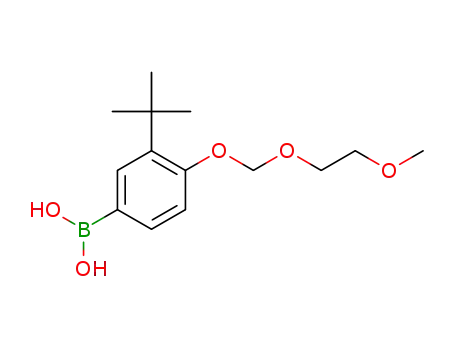 3-tert-butyl-4-(2-methoxy-ethoxymethoxy)-benzene boronic acid