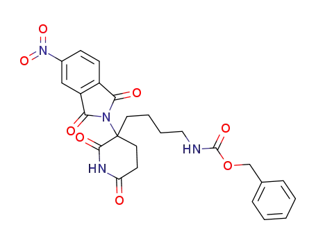 benzyl (4-(3-(5-nitro-1,3-dioxoisoindolin-2-yl)-2,6-dioxopiperidin-3-yl)butyl)carbamate
