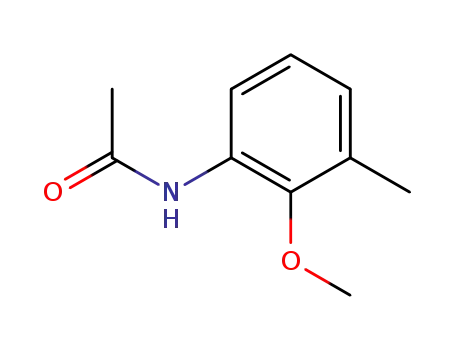Molecular Structure of 143359-98-2 (Acetamide, N-(2-methoxy-3-methylphenyl)-)
