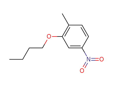 Molecular Structure of 57264-52-5 (Benzene, 2-butoxy-1-methyl-4-nitro-)