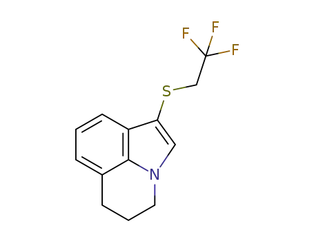 1-((2,2,2-trifluoroethyl)thio)-5,6-dihydro-4H-pyrrolo[3,2,1-ij]-quinoline