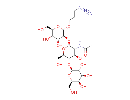 3-azidopropyl β-D-galactopyranosyl-(1→4)-2-acetamido-2-deoxy-β-D-glucopyranosyl-(1→2)-β-D-mannopyranoside
