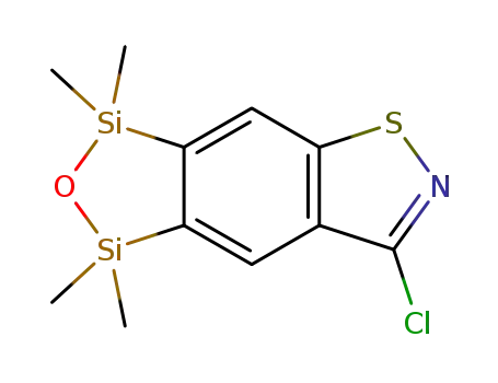 3-chloro-5,6-oxadisilole-1,2-benzoisothiazole