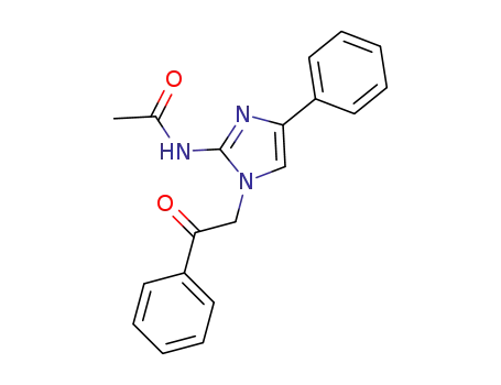 N-[1-(2-oxo-2-phenylethyl)-4-phenyl-1H-imidazol-2-yl]acetamide