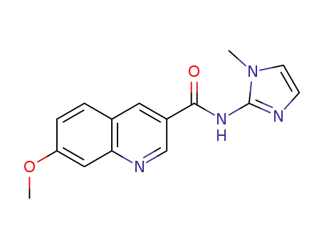 7-methoxy-N-(1-methyl-1H-imidazol-2-yl)quinoline-3-carboxamide