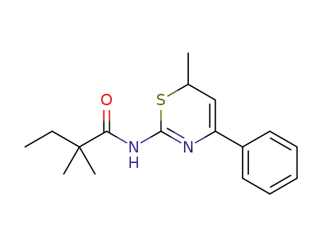 2,2-dimethyl-N-(6-methyl-4-phenyl-6H-1,3-thiazin-2-yl)butanamide