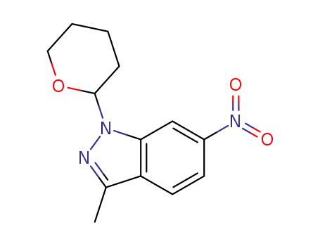 3-methyl-6-nitro-1-(tetrahydro-2H-pyran-2-yl)-1H-indazole