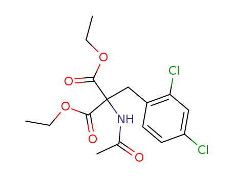 acetylamino-(2,4-dichloro-benzyl)-malonic acid diethyl ester