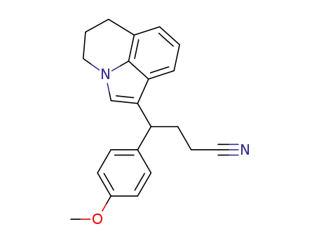 4-(5,6-dihydro-4H-pyrrolo[3,2,1-ij]quinolin-1-yl)-4-(4-methoxyphenyl)butanenitrile