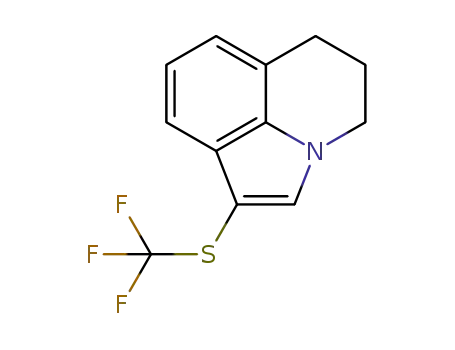 1-((trifluoromethyl)thio)-5,6-dihydro-4H-pyrrolo[3,2,1-ij]quinoline